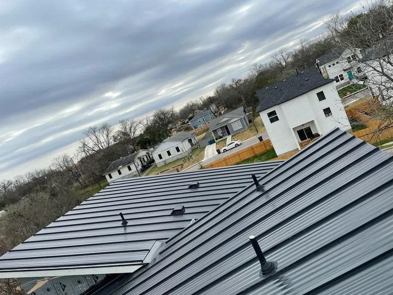 Standing seam metal roof panels with vents for Skylight Repair in Laie